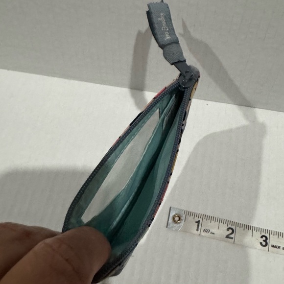 Vera Bradley Zip ID Case With Keychain In A Variety Of Prints - Picture 5 of 6